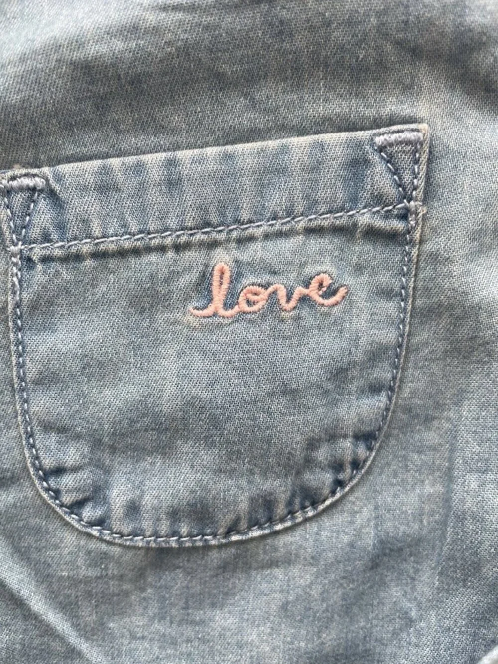SALE! NWT Carters kids BLUE DENIM BLUE DRESS With Love - Girls Size 5T